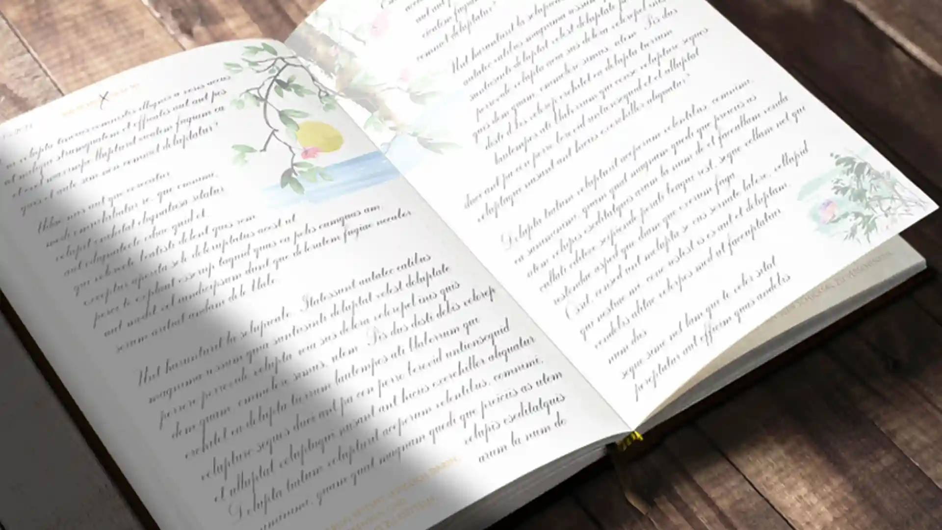 Warum du ein hochwertiges Tagebuch nutzen solltest, illustriert mit Aquarellen