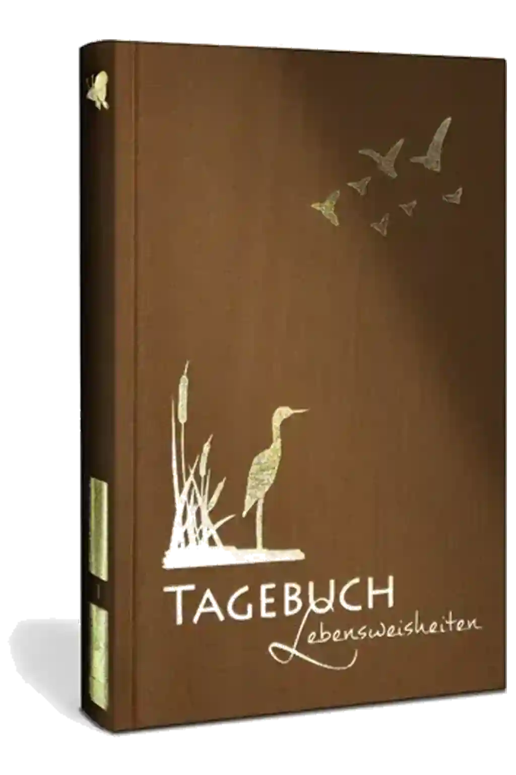 Tagebuch illustriert mit Aquarellmalerei und schönen Sprüchen zum Nachdenken, Luca Tagebuch, Buchcover